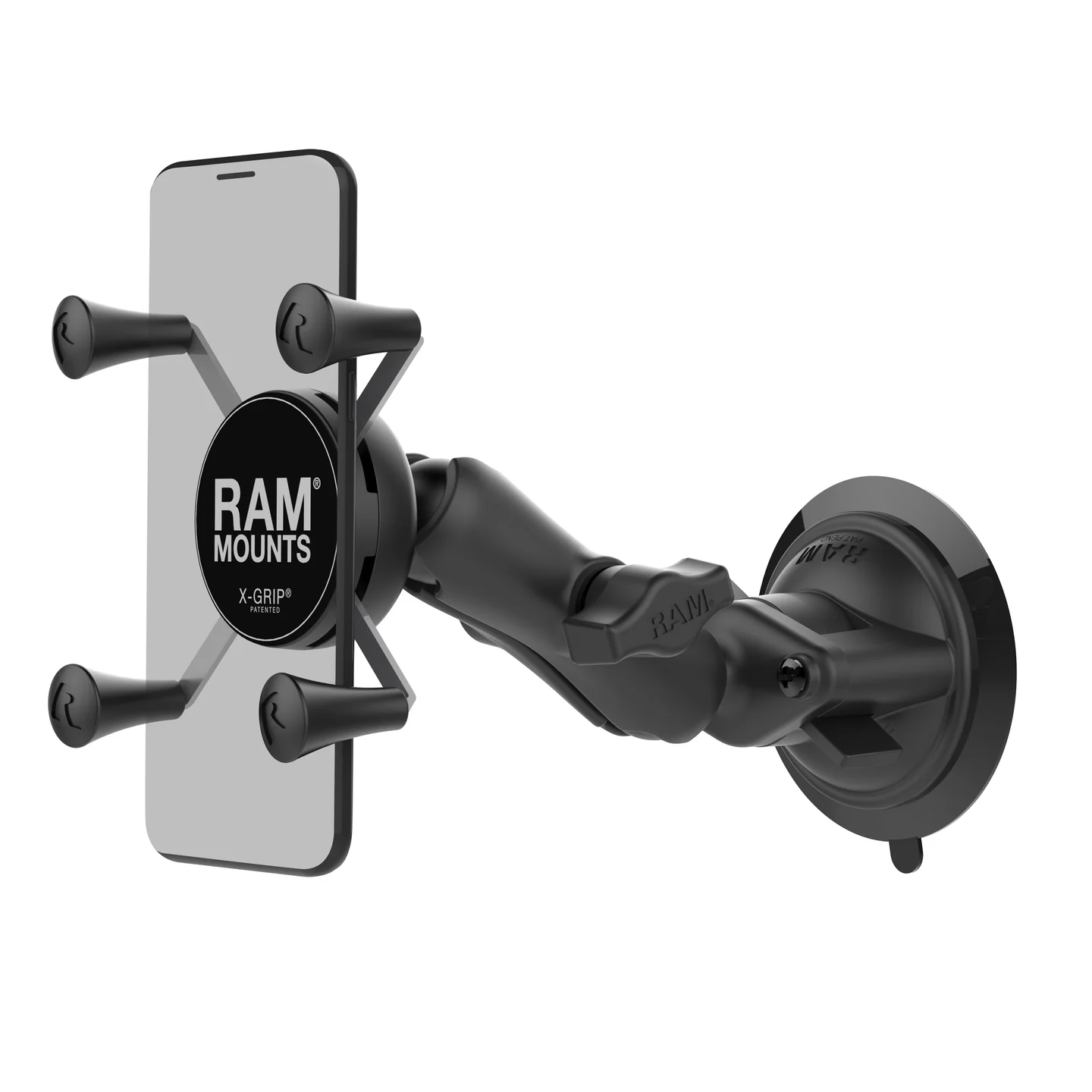 RAM® Quick-Grip™ Phone Mount with RAM® Twist-Lock™ Suction Cup Base